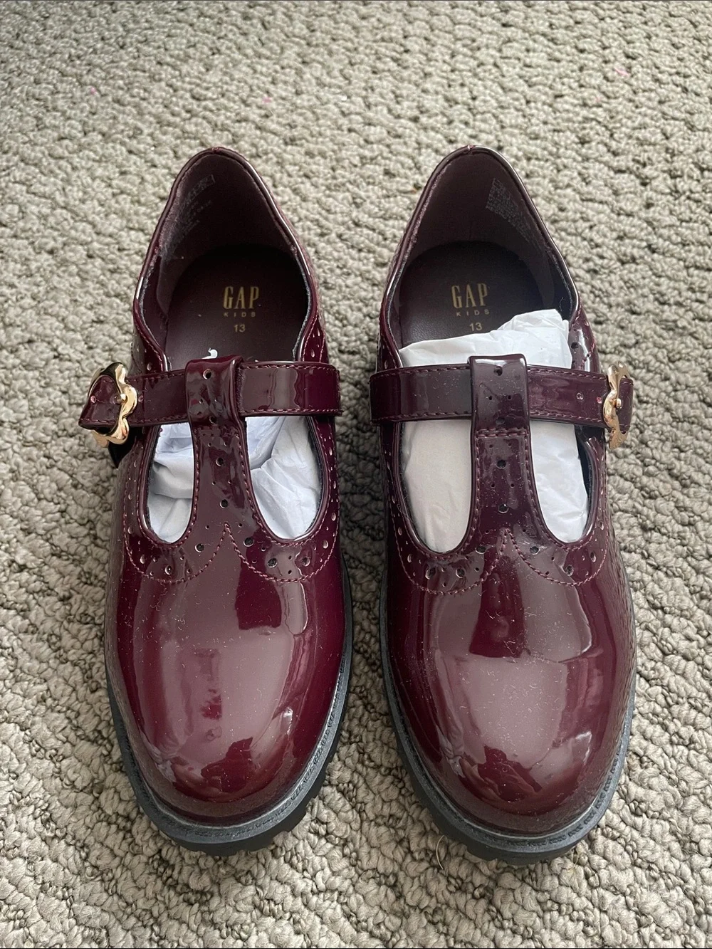 NEW WOT GAP Kids T-Strap Loafer